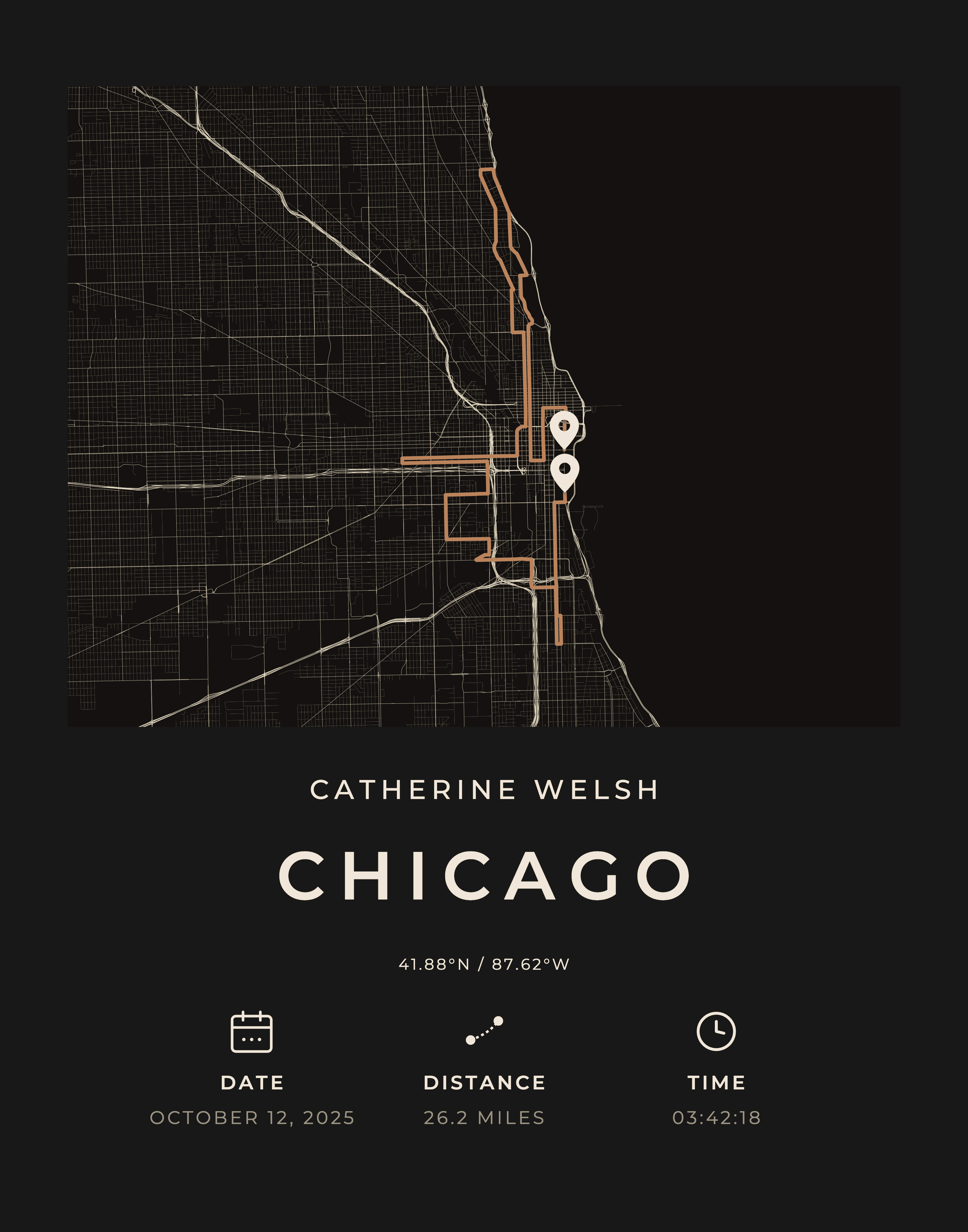 Race map artwork