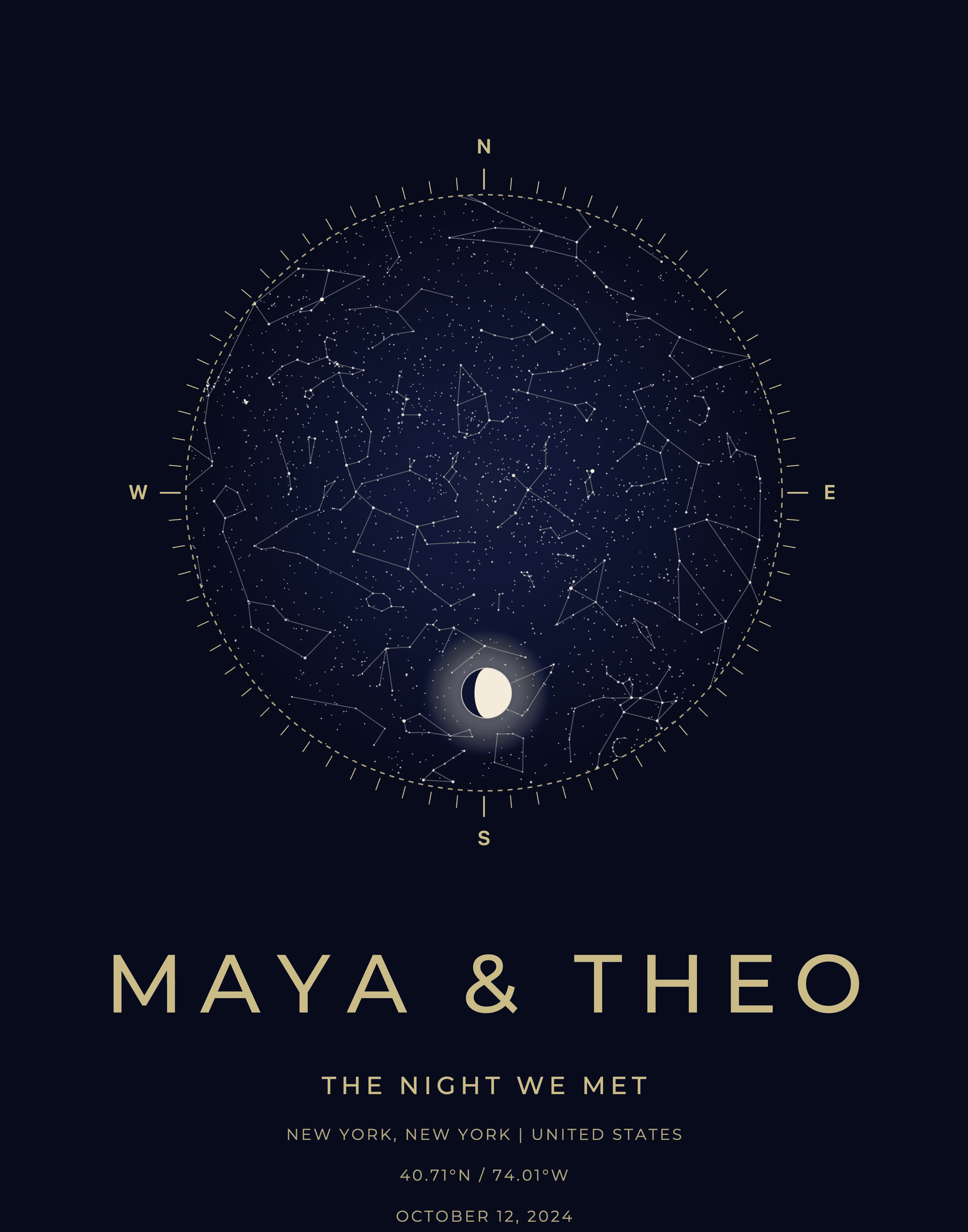 Star map artwork